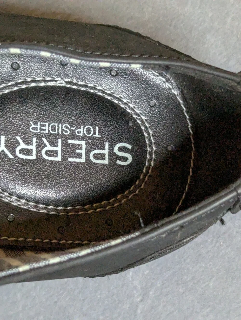Sperry Top Sider Black Leather Derby Lace-Up Shoes Men 7  Women 11
